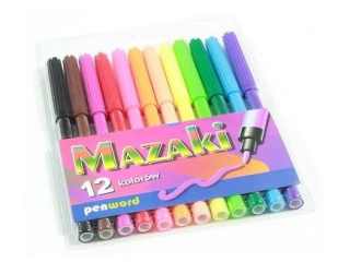 Mazaki PENWORD 12 kolor�w