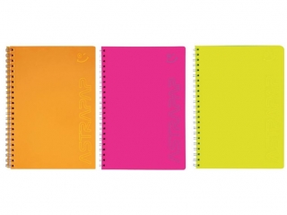 Ko�ozeszyt PP A4 80k. ASTRAPAP Fluo, kratka