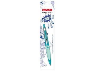 D�ugopis HERLITZ My.Pen blister - jasnozielony/ciemnozielony