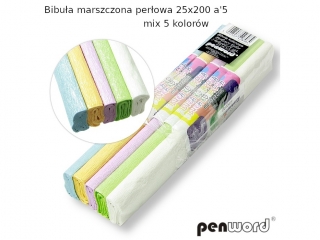 BIBU�A MARSZCZONA PER�OWA 25x200 a5 MIX5 KOLOR�W