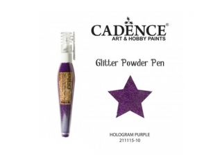 D�ugopis z brokatem holograficznym CADENCE 10g - Purple