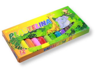 Plastelina PENWORD 12 kolor�w  SUPER-HURT