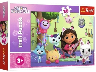 Puzzle   30 TREFL Gabi i jej uroczy domek / Universal Gabbys Dollhouse