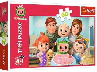 Puzzle   60 TREFL Cocomelon, Wspania�y dzie�