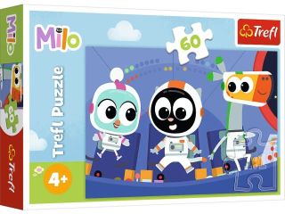 Puzzle   60 TREFL Czas pozna� MILO