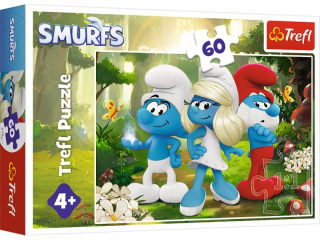 Puzzle 60 TREFL Smerfy - Zaczarowany las