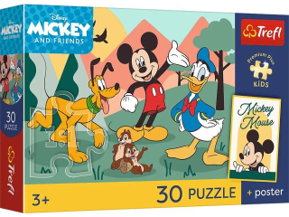 Puzzle 30 TREFL PREMIUM PLUS KIDS - Bajkowe chwile" / Disney Standard Characters