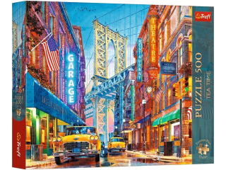 Puzzle  500 TREFL European Puzzle Championship - Trefl Premium Plus - Tea Time: Widok na Manhattan Bridge