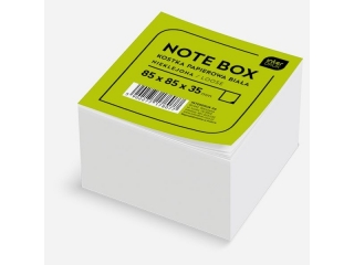 Kostka papierowa bia�a 85x85x35 mm nieklejona