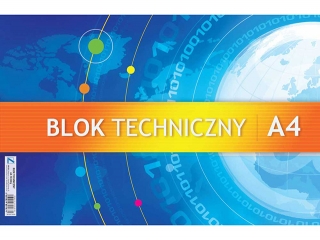 Blok techniczny A4 10k. KRESKA 250g