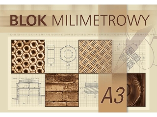 Blok milimetrowy A3 20k. KRESKA
