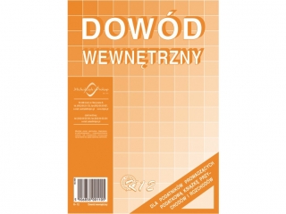 Druk K12 Dow�d wewn�trzny A5