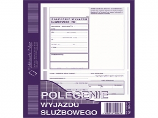 Druk-PWS polecenie wyjazdu s�u�bowego 505-3