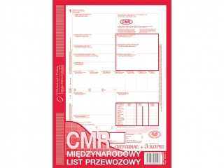 Druk 800-1 CMR Mi�dzynarodowy list przewozowy A4