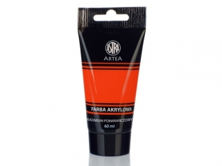 Farba akrylowa ASTRA Artea tuba 60ml - kadmium pomara�czowy