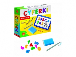 Cyferki magnetyczne z tablic� ALEXANDER