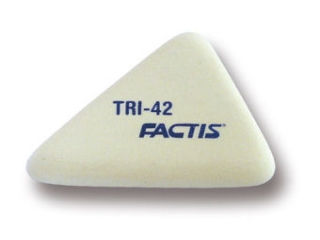 Gumka FACTIS TRI-42 tr�jk�tna 42szt.