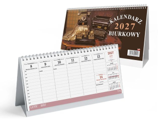 Kalendarz biurkowy SAPT poziomy SB-1 2027