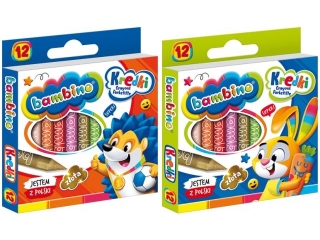 Kredki BAMBINO 12 kolor�w  SUPER-HURT