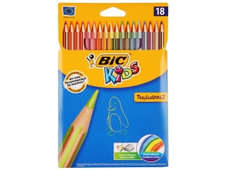 Kredki BIC Tropicolors cienkie 18 kolor�w