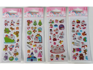 Naklejki ONYX mix zestaw 8 Miko�aj
