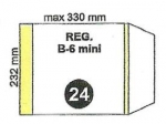 Ok�adka szkolna B6 MINI regulowana nr24 232x330mm