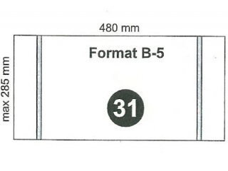 Ok�adka samoprzylepna B5 Fol-Plast max:285x480mm