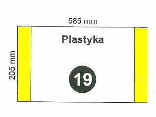 Ok�adka szkolna Plastyka nr19 205x585mm