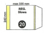 Ok�adka szkolna S�owa regulowana nr20 240x335mm