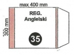 Ok�adka szkolna Angielski regulowana nr35 300x400mm
