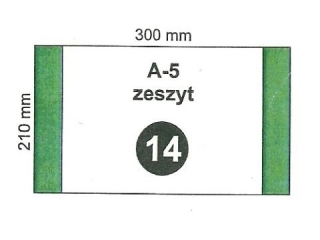 Ok�adka na zeszyt A5 nr14 210x300mm - kolorowe