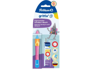 O��wek automatyczny PELIKAN Griffix  dla lewor�cznych berry pink - do nauki pisania +wk�ady