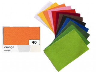 Filc FOLIA 20x30cm - pomara�czowy