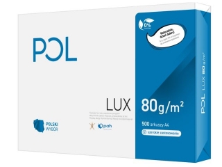 Papier ksero A4 80g/m Pollux UWAGA KOSZTY WYSY�KI!!!