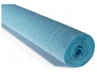 Krepina W�oska Cartotecnica Rossi 180g/m² 559 Niebieski jasny, 50cm x 250cm