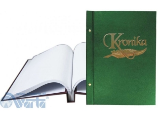 Kronika WARTA z�ocona A3 310x420 granatowa 079