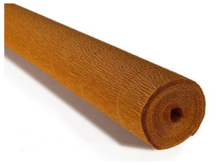 Krepina W�oska Cartotecnica Rossi 180g/m² 567 Br�zowy jasny, 50cm x 250cm