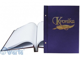 Kronika WARTA z�ocona A3 310x420 granatowa 078
