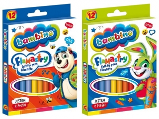 Pisaki BAMBINO 12 kolor�w