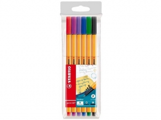 Cienkopis STABILO Point 88 - etui  6szt.