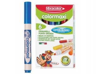 Mazaki  6 kolor�w FIBRACOLOR Color Maxi