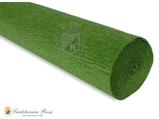Krepina W�oska Cartotecnica Rossi 180g/m² 591 Zielona trawiasta, 50cm x 250cm
