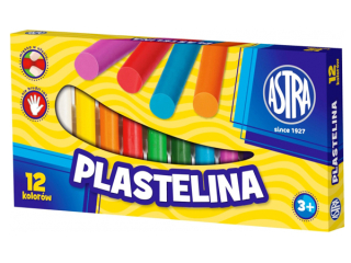 Plastelina Astra 12 kolor�w  SUPER-HURT